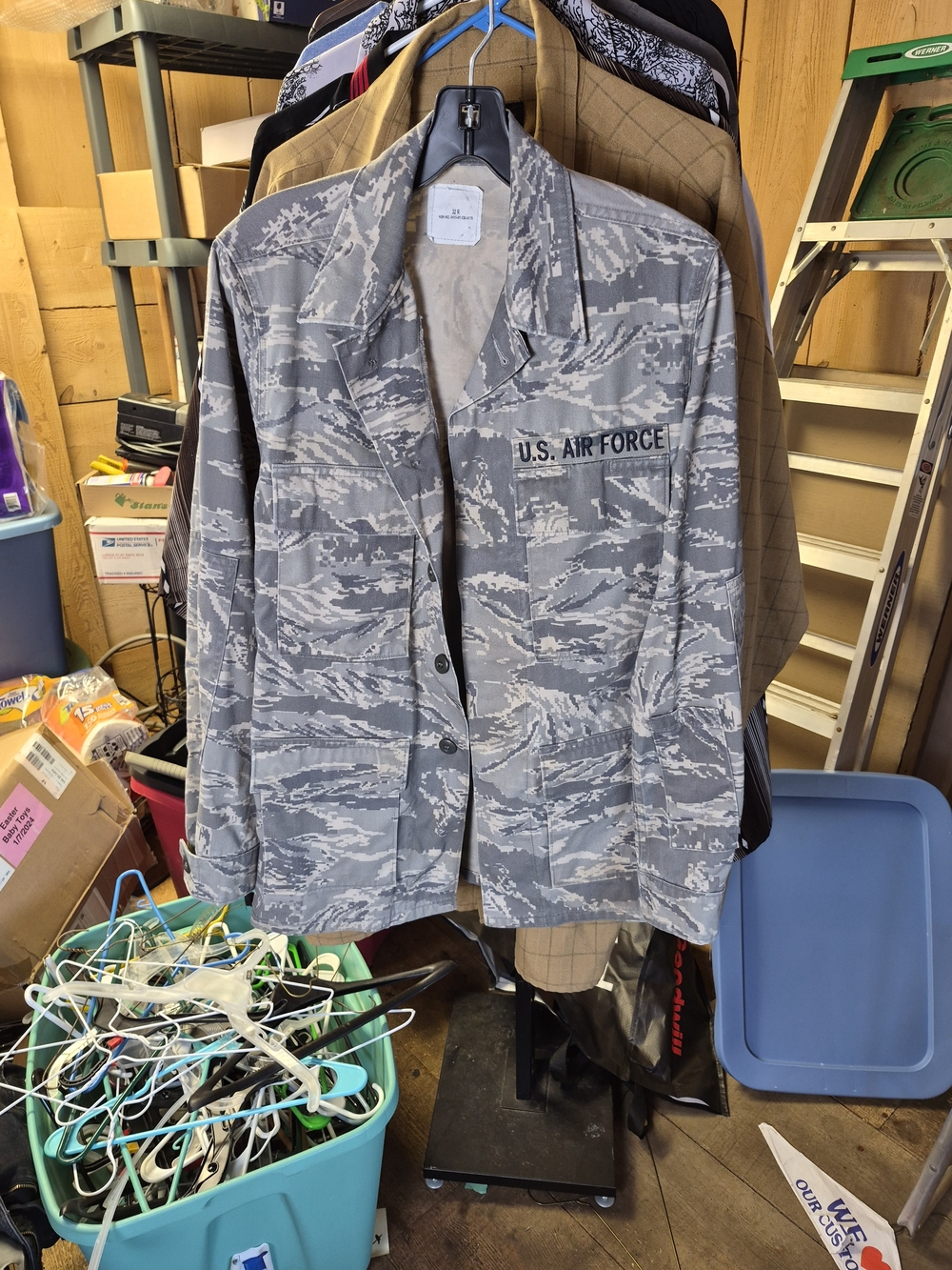 U.S. Air Force Gray Camouflage Utility Jacket Bin 67